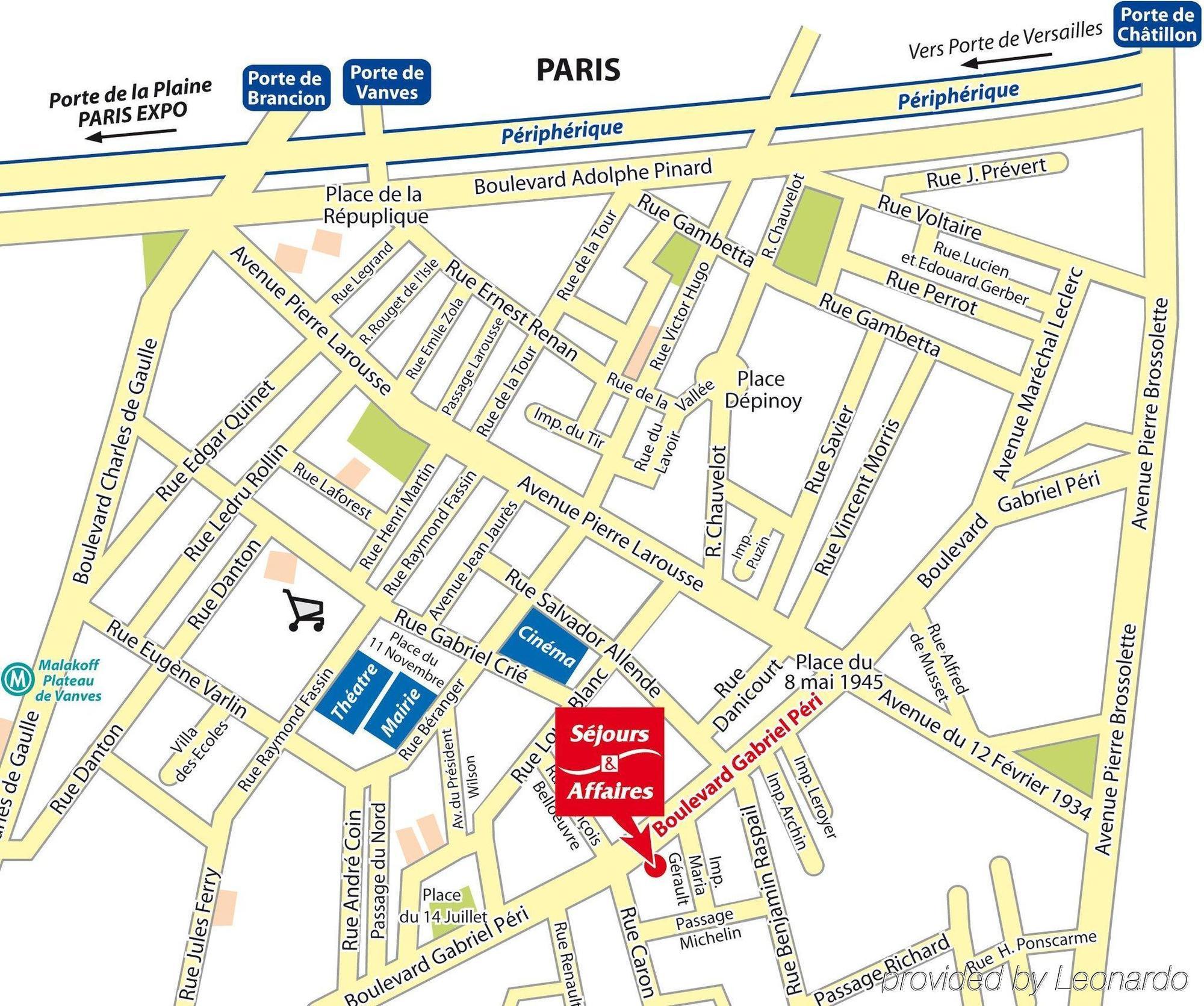 Sejours & Affaires Paris-Malakoff Aparthotel Exterior photo